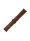 KOSTELO Leather Strap Brown 18mm