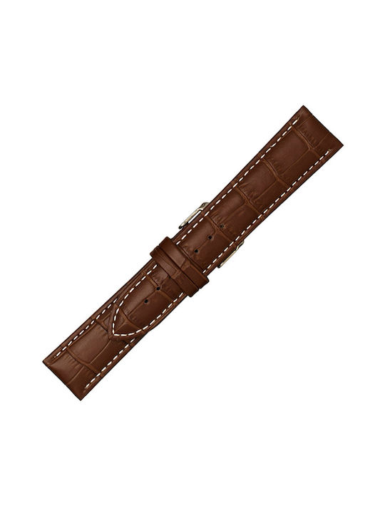 KOSTELO Leather Strap Brown 22mm