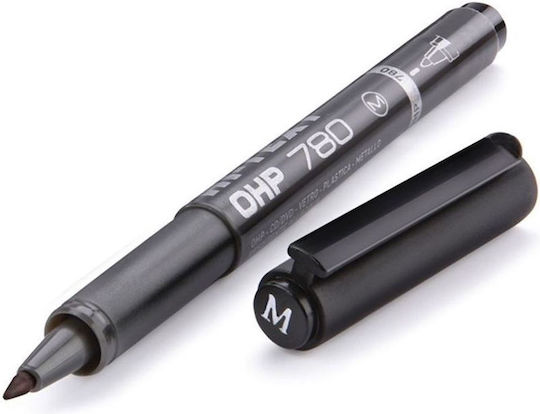 Etafelt Hi-Text Μαρκαδόρος Διαφανειών Black 0.8mm