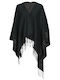 Desigual Women's Wool Scarf Black