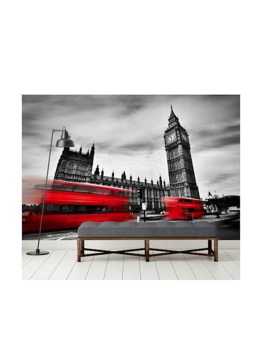 Self-adhesive Wall Mural Wall Cloudy Vinyl Gray 100x270cm Washable