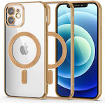 Tech-Protect Magshine Silicone Back Cover Gold (iPhone 11)