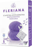 Fleriana Set Wardrobe Fragrances Φυσικό Σκοροαπωθητικό with Fragrance Geraniolis and Lavender 5pcs