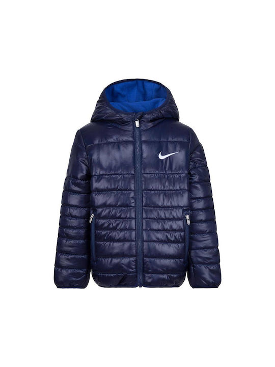 Nike Casual Jacket Navy Blue with ood 86K905 U90 Skroutz.cy