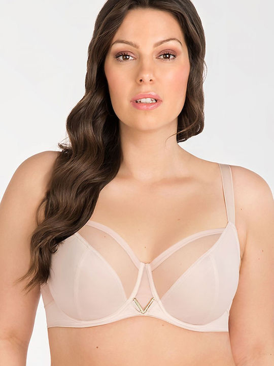 Gorsenia Lingerie Μπεζ Σουτιέν