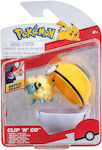 Jazwares Παιχνίδι Μινιατούρα Pokemon Clip'n'Go Mareep & Level Ball