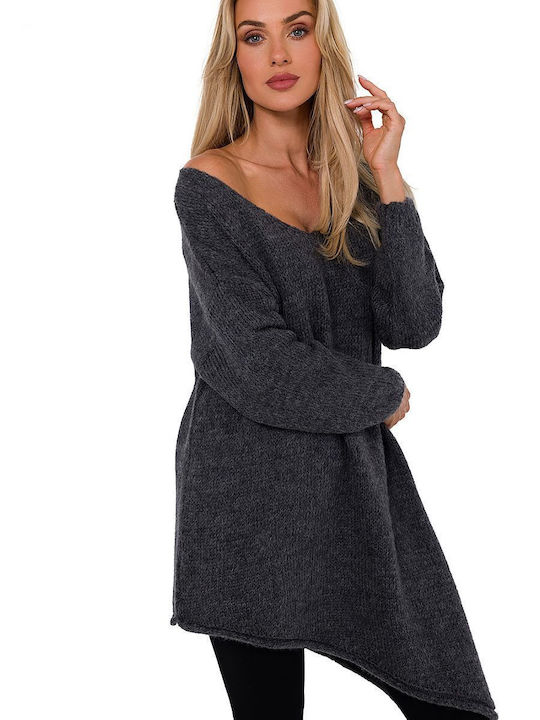 MOE Women's Long Sleeve Sweater Gray