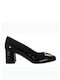 Ragazza Leather Black Heels