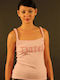 Datch Women's Blouse Sleeveless Pink