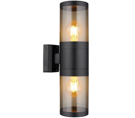 Globo Lighting Wall-Mounted Outdoor Spot Light E27 IP44 10.2x38εκ.