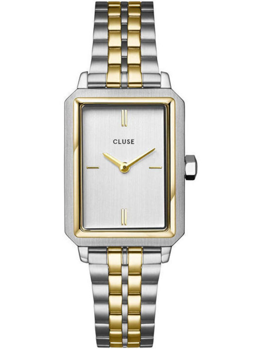 Cluse Γυναικείο Ρολόι 30.6mm Μπαταρίας με Ασημί...