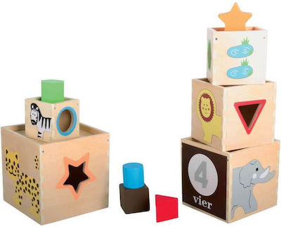 Spielmaus Activity Cube made of Wood