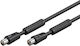 Northbatt Καλώδιο Κεραίας Coax male - Coax female Μαύρο 1.5m (03.003.0164)