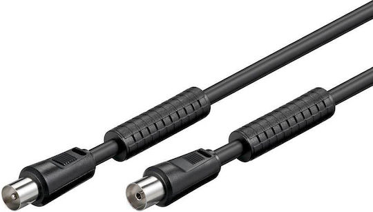 Northbatt Καλώδιο Κεραίας Coax male - Coax female Μαύρο 1.5m (03.003.0164)