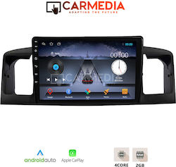 Carmedia Car-Audiosystem für Toyota Korolla 2001-2006 (Bluetooth/USB/WiFi/GPS) mit Touchscreen 9"