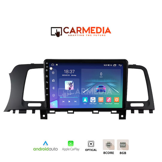 Carmedia Auto-Audiosystem für Nissan Murano 2007-2014 (Bluetooth/USB/WiFi/GPS/Apple-Carplay/Android-Auto) mit Touchscreen 9"