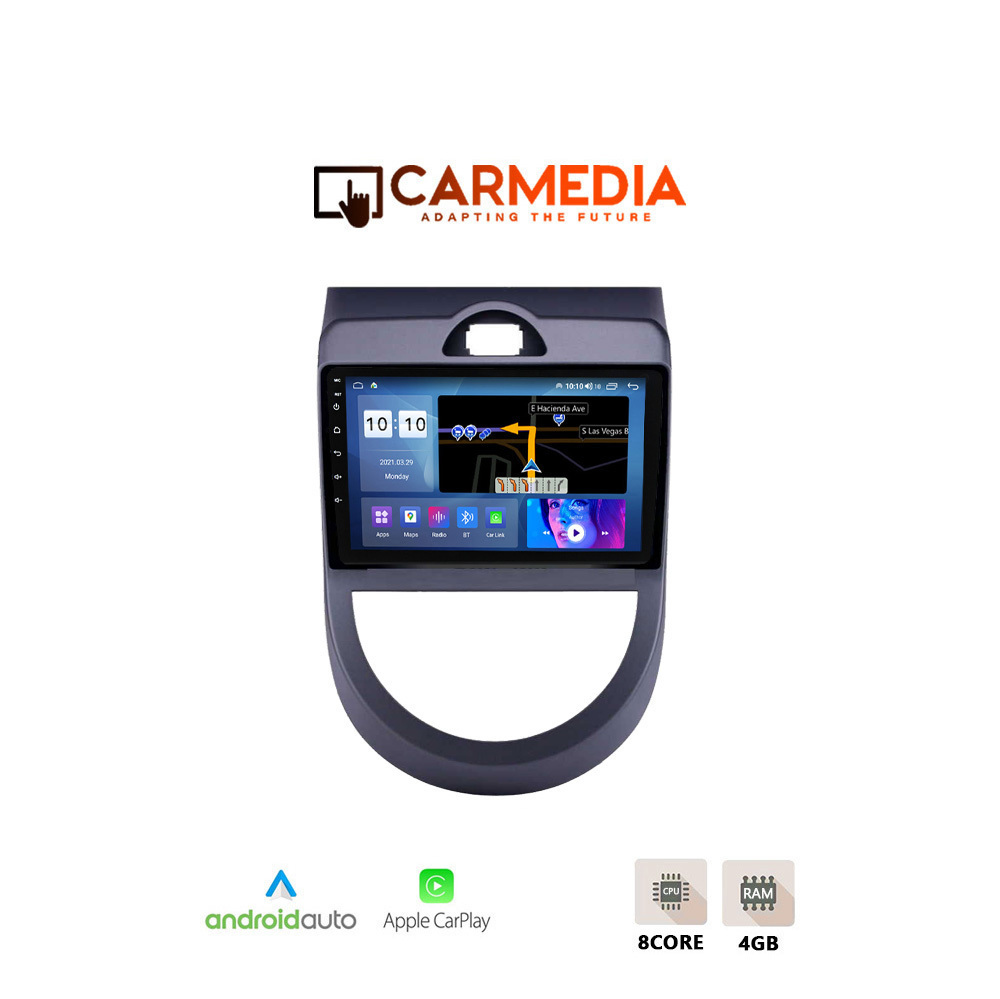 Carmedia Car Audio System for Kia Soul 2008 2013 Bluetooth WiFi