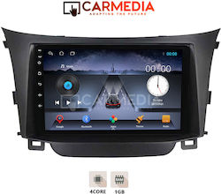 Carmedia Car-Audiosystem für Hyundai i30 2012-2017 (Bluetooth/USB/WiFi/GPS) mit Touchscreen 9"