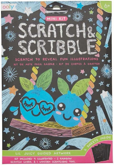 Ooly Painting Mini Scratch and Scribble Lil Juicy for Children 6+ years old Years