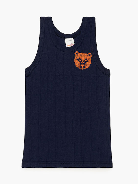 Minerva Kids Tank Top Navy Blue 1pcs