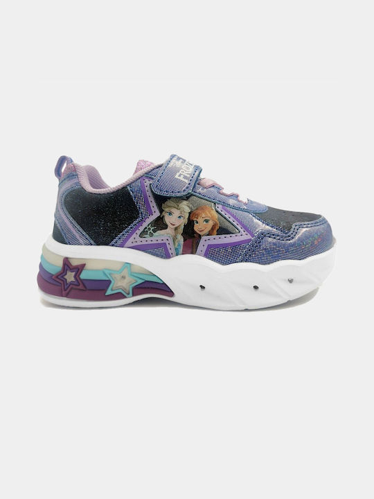 Disney Παιδικά Sneakers με Φωτάκια Πολύχρωμα