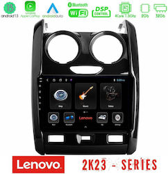 Lenovo Car-Audiosystem für Dacia Staubwedel 2014-2018 (Bluetooth/USB/WiFi/GPS/Android-Auto) mit Touchscreen 9"