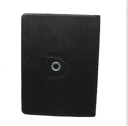 1" Flip Cover Leather Black (Universal 10-10.1") 10''-10