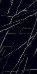 Πλακάκι Δαπέδου Εσωτερικού Χώρου από Γρανίτη Γυαλιστερό 240x120cm Μαύρο