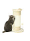 Pawhut Tree Cats Scratching Post Beige 34x25.5x58cm