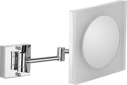 Bronze Art Vergrößerung Quadratischer Badezimmerspiegel LED