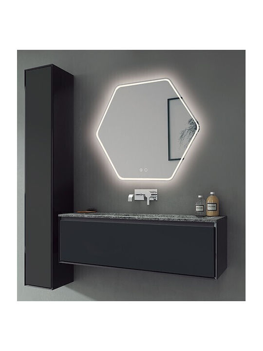 Ebir Iluminacion Καθρέπτης Μπάνιου Led Αφής 75x75cm