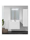 Ebir Iluminacion Oglindă de Baie Dreptunghiulară Lumini LED Atingere 60x80cm