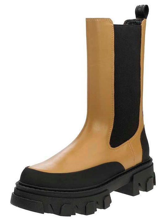 Jonie Leather Women's Chelsea Boots Brown