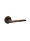 Convex 2415 Front Door Matte Lever with Rosette for Right Placement Brown