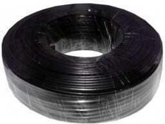 Redled Rund Telefonkabel RJ11 6P4C 1m Schwarz (15336)