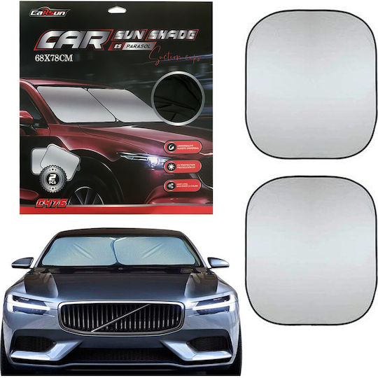 Carsun Parasolare Auto Interioare Pentru Parbriz 78x68cm 2 Bucăți