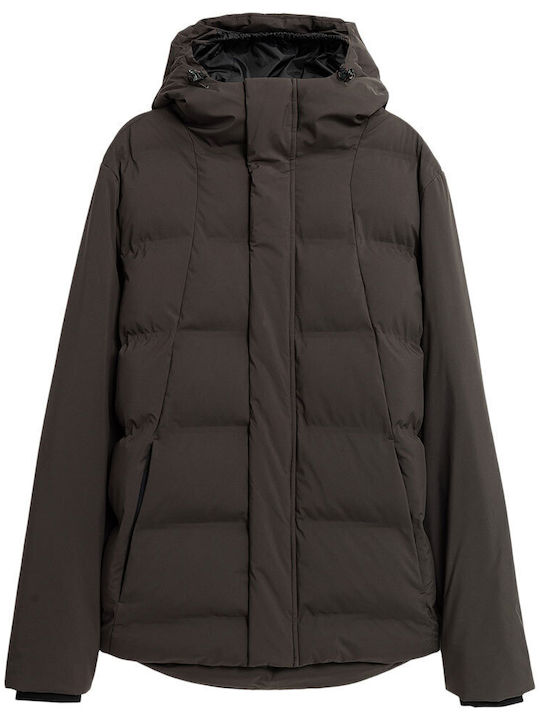 4F Winter Jacke Braun