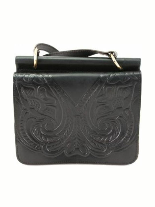Leather Women's Bag Shoulder Black