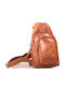 -women's Leather Women's Bag Crossbody Tabac Brown