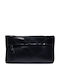 -women's Leather Women's Clutch Black