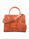 -leather Leather Women's Bag Tote Handbag Tabac Brown