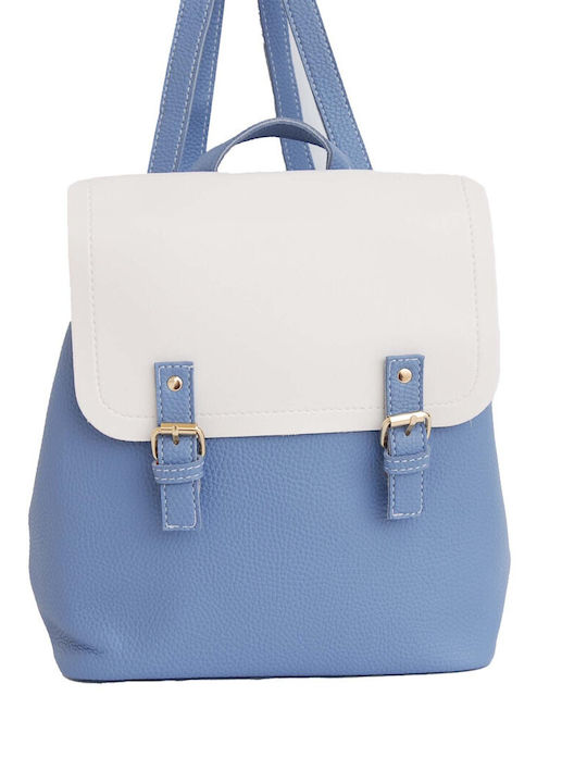 Vamore Δίχρωμο Women's Backpack Light Blue