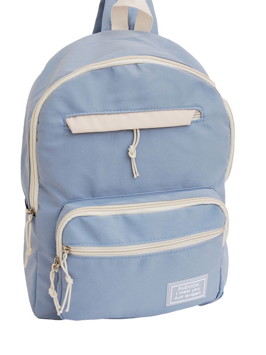 Vamore Ύφασμα Women's Backpack Light Blue