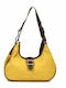 Leder Damentasche Handtasche Gelb