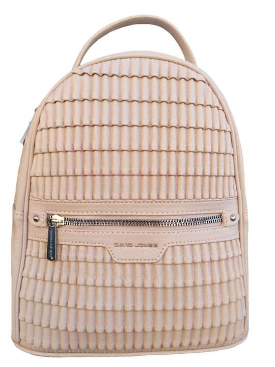David Jones Nude Colour Women's Backpack Bag Mu...