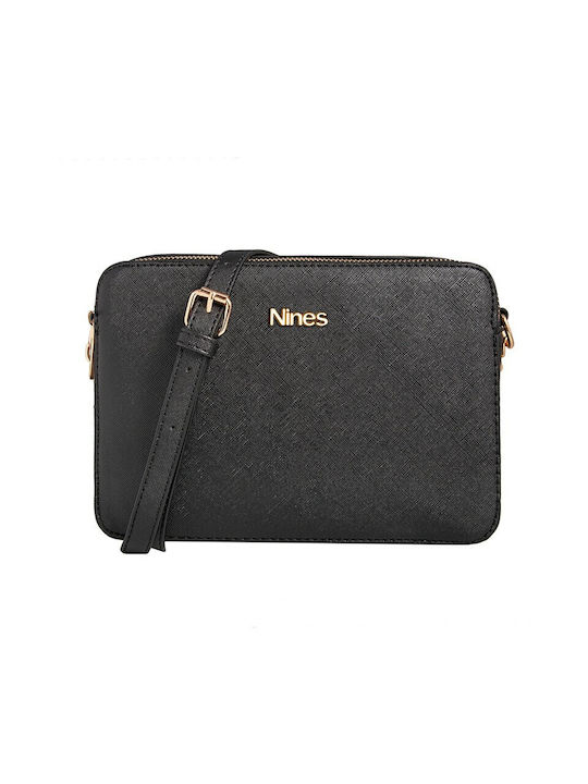 Nines Damen Tasche Crossbody Schwarz