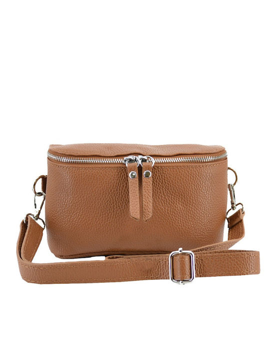 Leather Women's Bag Crossbody Tabac Brown