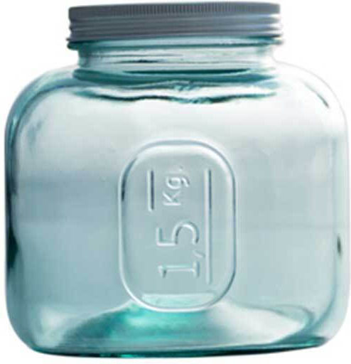 Vidrios San Miguel General Use Glass Jar with Lid Transparent 1500ml 1 Piece