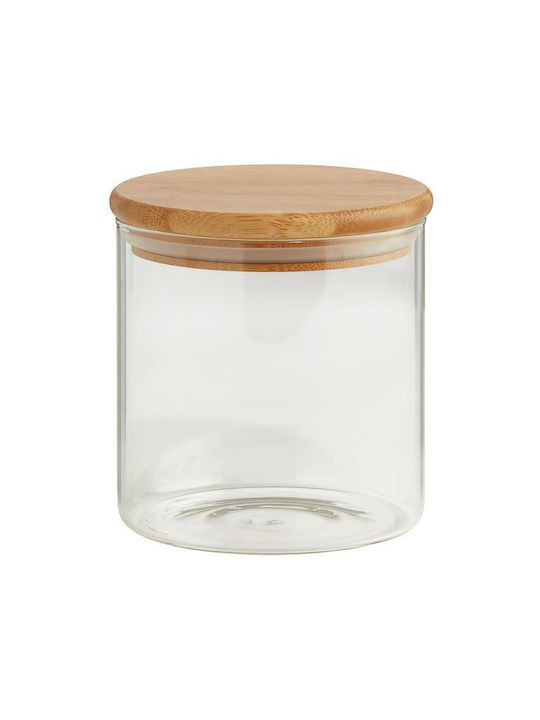 Glass General Use Vase with Lid 450ml