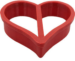 Plastic Heart-Shaped Cookie Cutter 4556